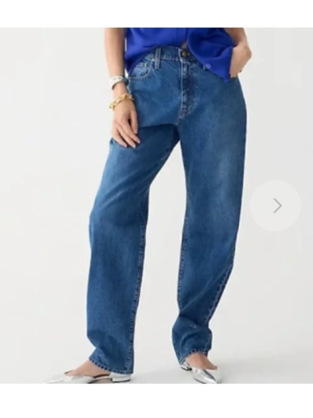 J. Crew Mid-rise slouchy jean in 1984 rigid Size 27